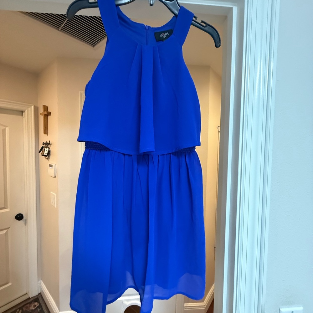 Elegant Blue Kids Formal Dress